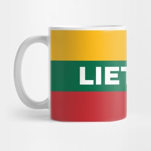 Lietuva in Lithuanian Flag Mug
